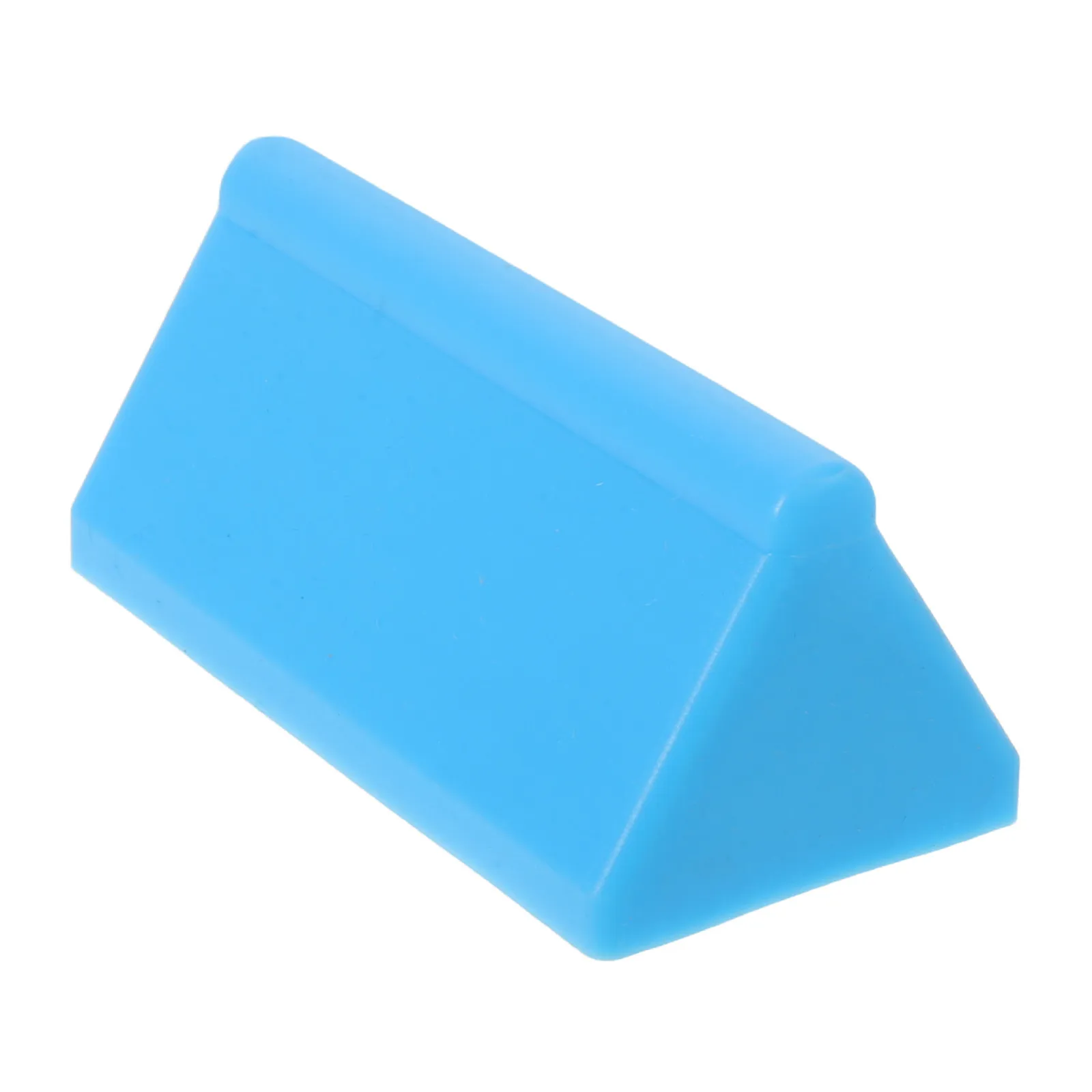 Silicone Tuning Fork Activator Blue Portable Non Slip Block Handheld Sound Bath Resonance Vibration Enhancer Music Therapy Tool