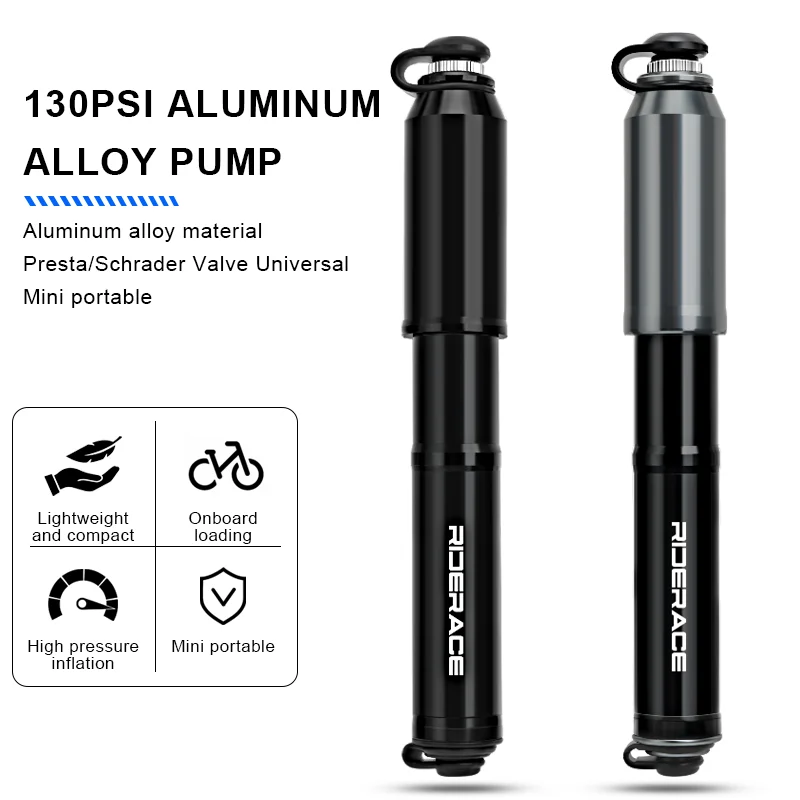 Bike Pump Portable Mini Cycling Hand Air Pump High Pressure Ball Mountain MTB Road Bicycle Tire Inflator Schrader Presta Valve