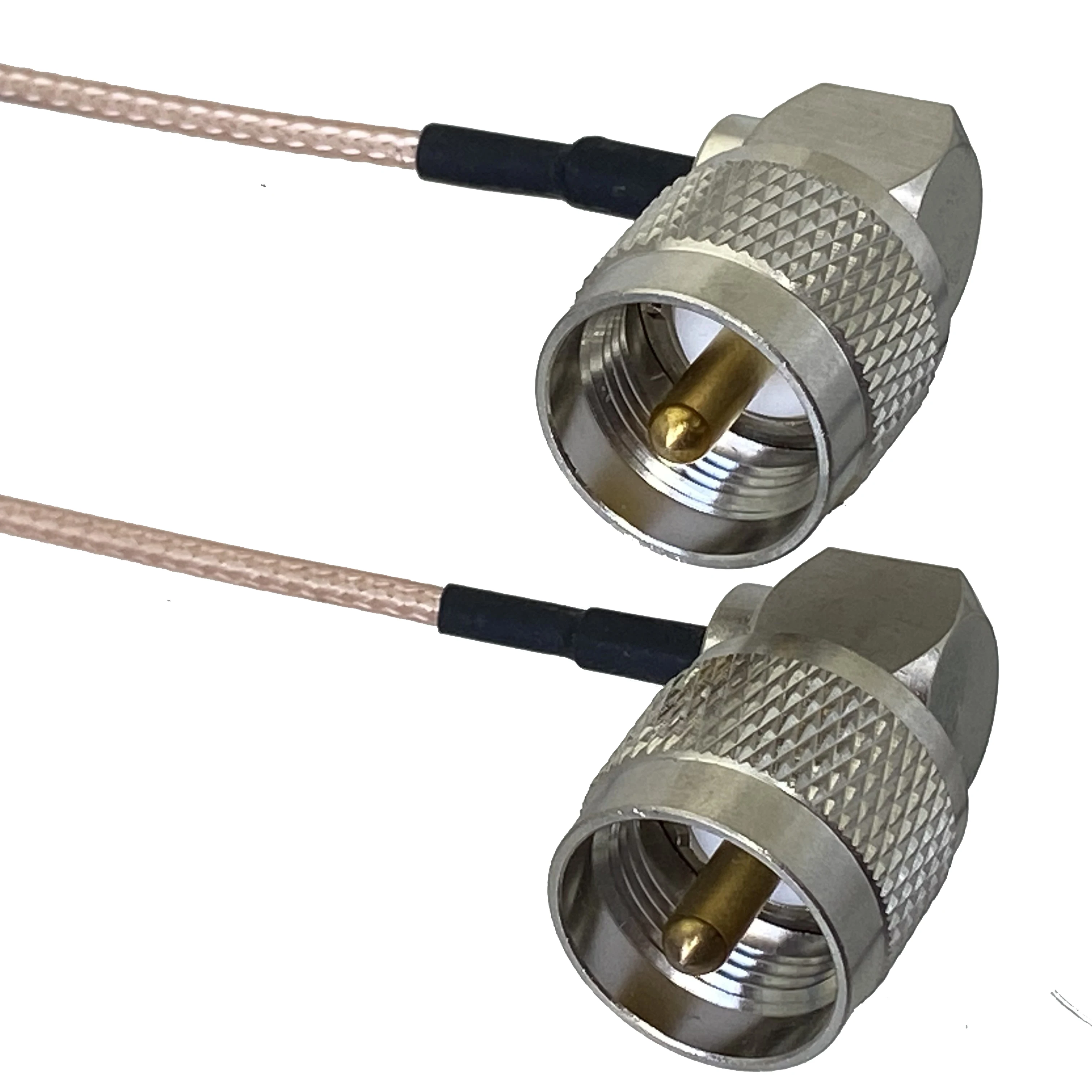 RG316 RF pigtail PL259 UHF male Plug RA to PL259 UHF male Right angle Connector RF Jumper pigtail Cable 6inch~20M