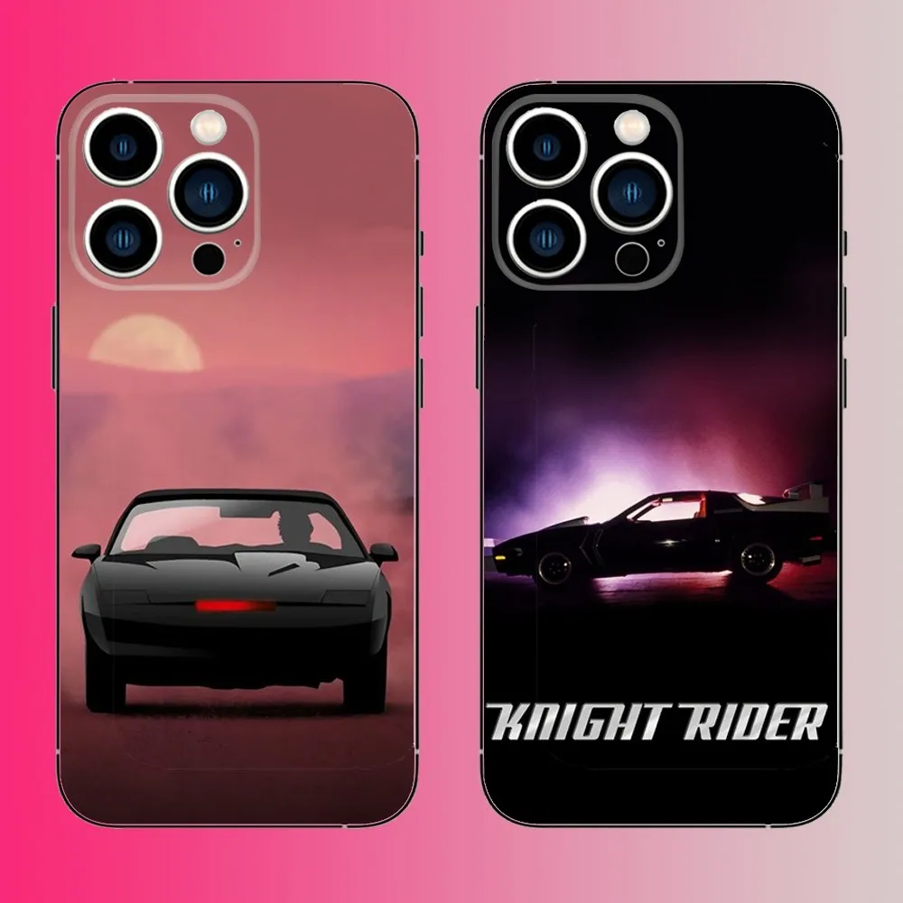 

Knight Rider KITT Car Phone Case For iPhone 16,15,14,13,12,11,Pro,Max,Plus,Mini,X,XS,XR,8,7,S,Plus,SE Free shipping Soft Black