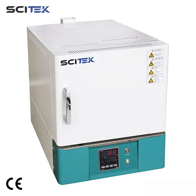 Ceramic Fiber Muffle Furnace with Touch Button Control and LCD Program 1200 Max Temp