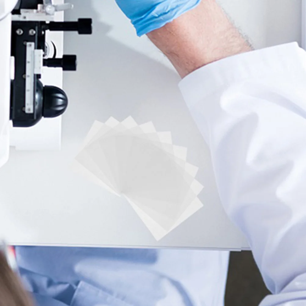 

500Pcs Laboratory Sample Weighing Papers Weighing Paper Smooth Surface for Experiment Paste Samples Transfer Balance