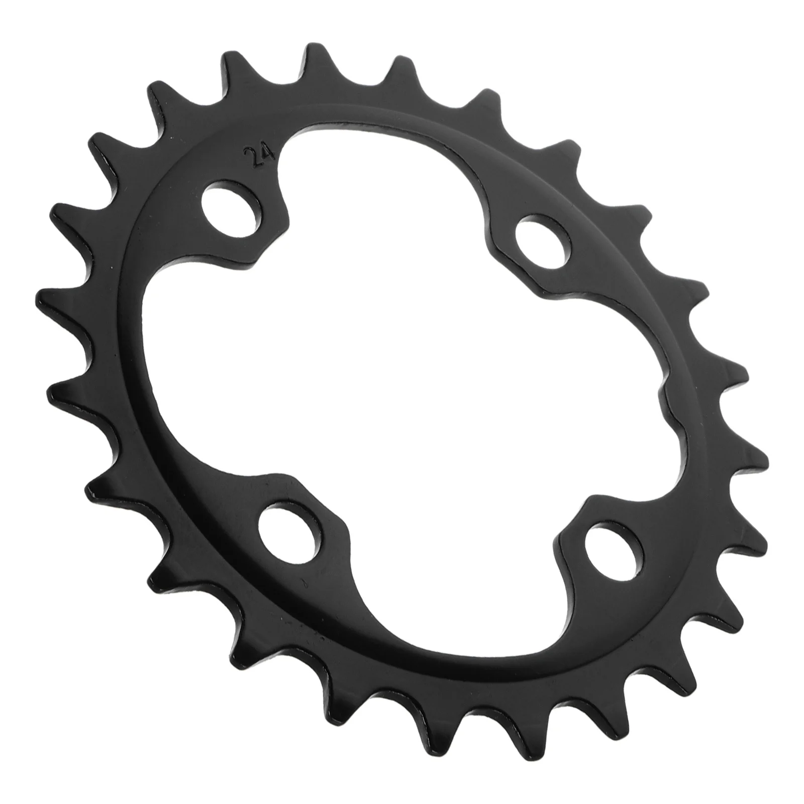 Metal Bicycle Sprocket Gear 24t Teeth Rear Sprocket Chainring Repair Chainring Replacement Bicycle Chain Maintenance