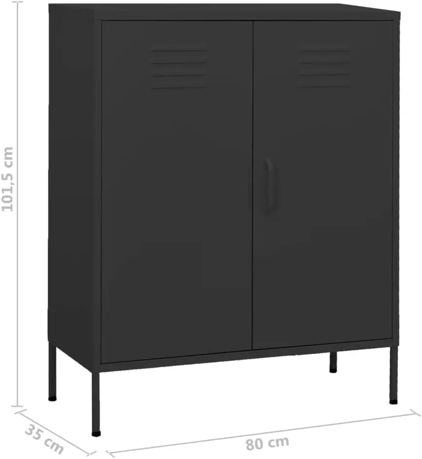 Storage Cabinet Anthracite,File Cabinet,School Storage Cabinet,Changing Room Locker, Multi-Function Cabinet,Modern Style,Accent