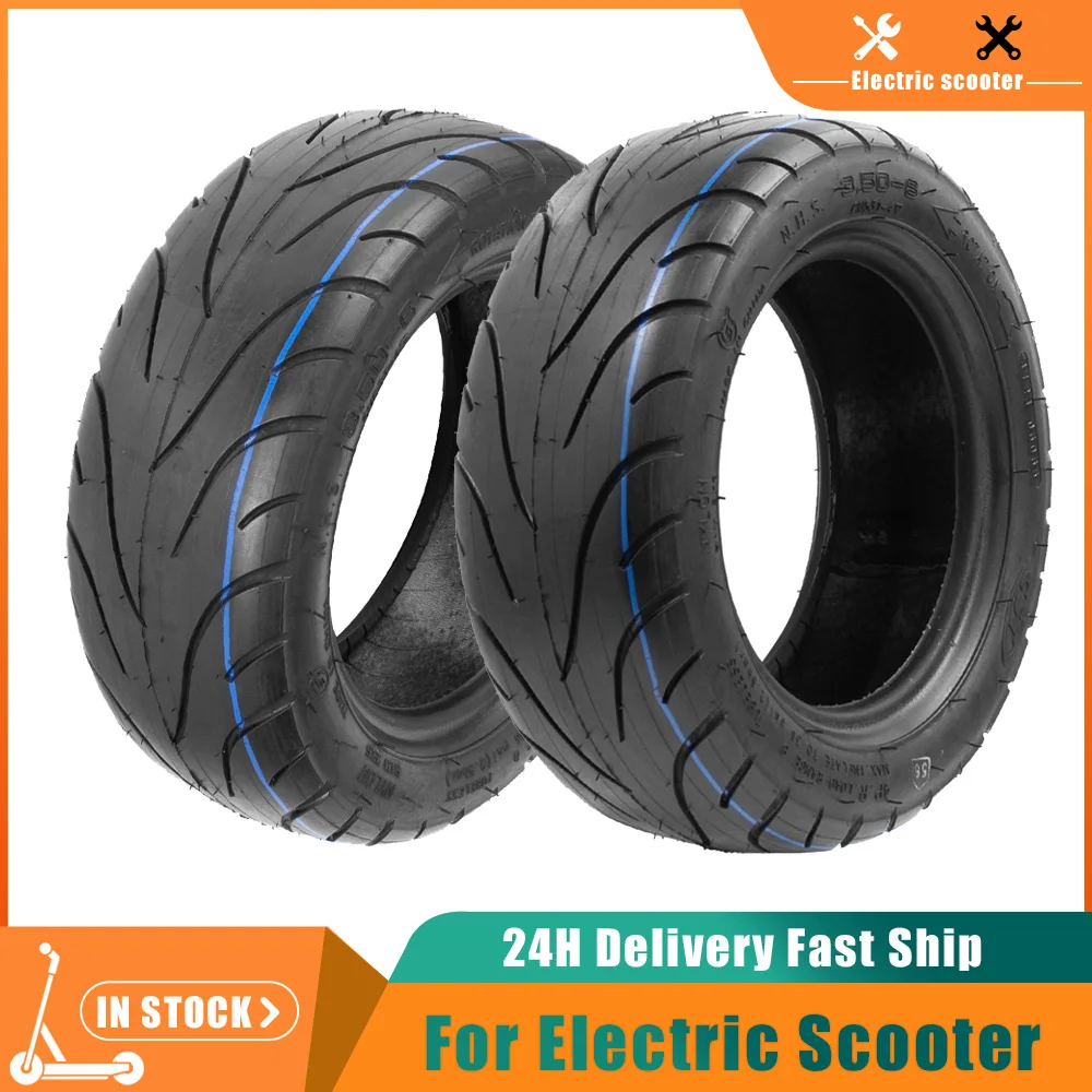 

10x3.5-6 Rubber Heavy Duty Explosion-proof Tubeless Tire for 10x4-6, 10x4.00-6 Electric Scooter KickScooter Road Tyre Wheel Part