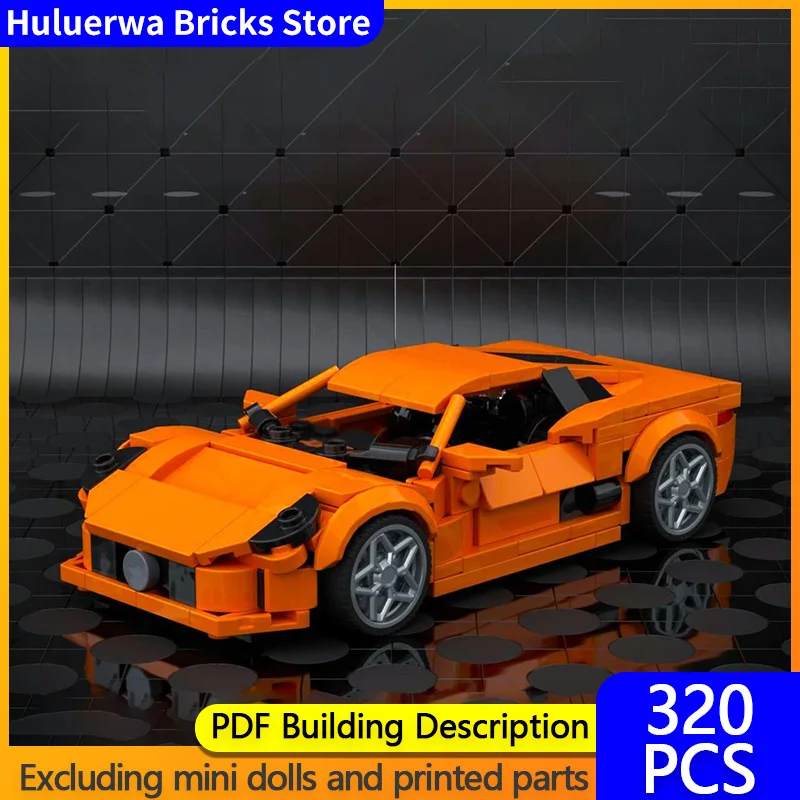 Speed Racing Car Model MOC Building Bricks C-X75 Top Tier Sports Car Modular Technology Children Holiday Gifts Assemble Toy Suit