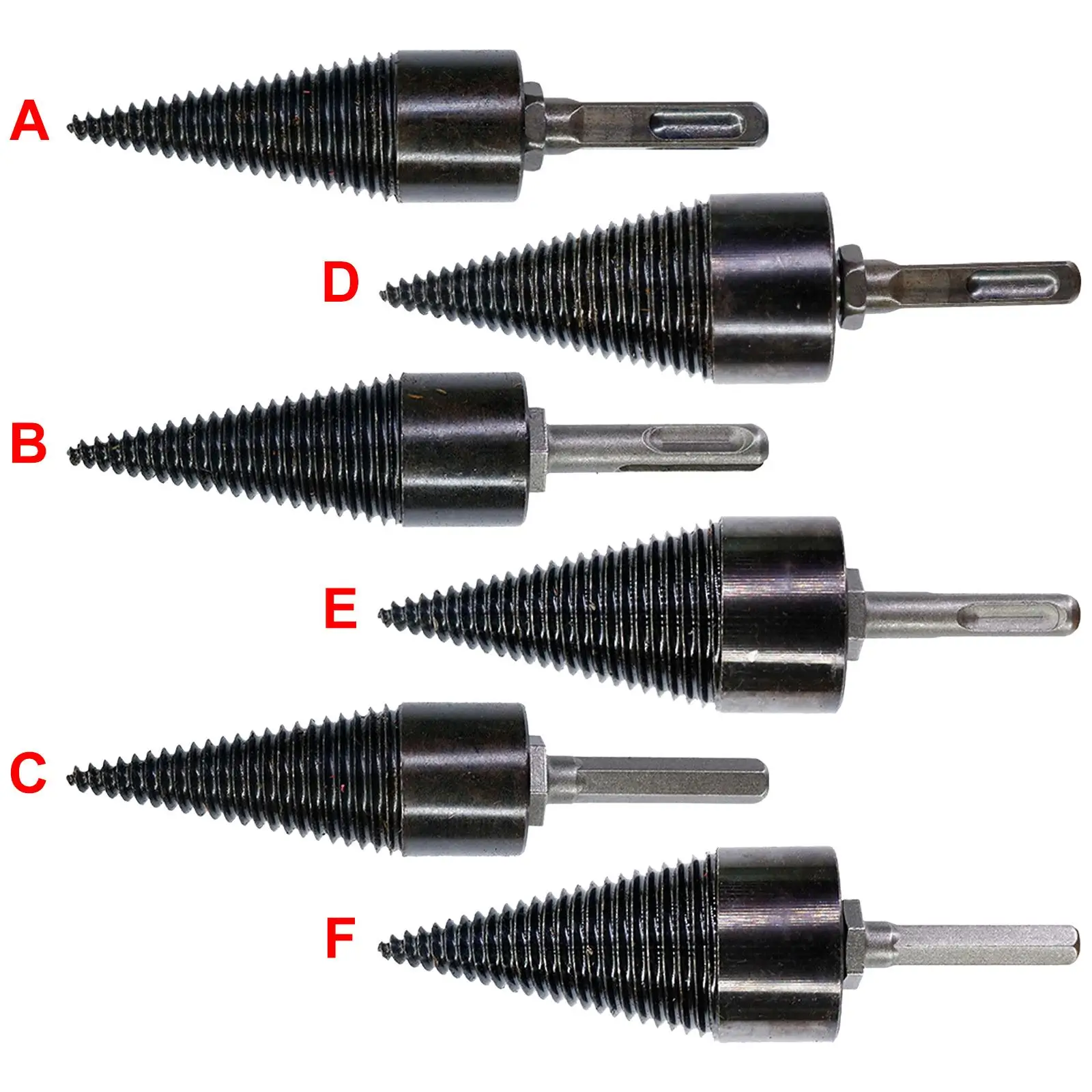 Cacciavite a cono per spaccare la legna da ardere in acciaio per legna da ardere
