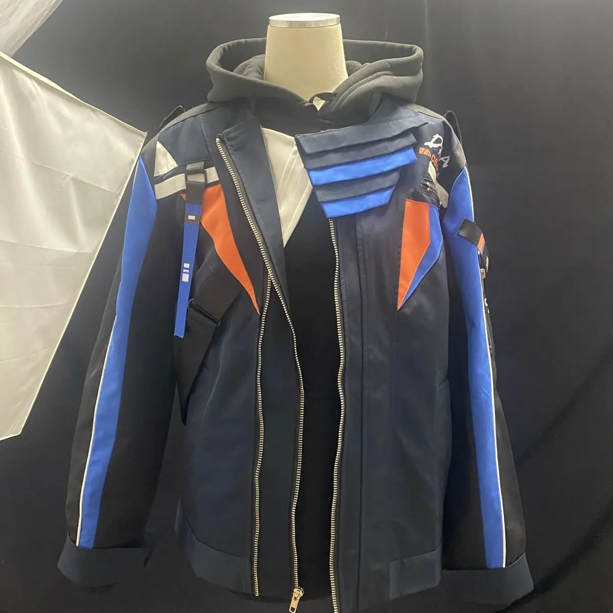 Game:Love And Deepspace Cosplay Caleb Childhood Friend Cos Costume Jacket Daywear Metal Square Necklace