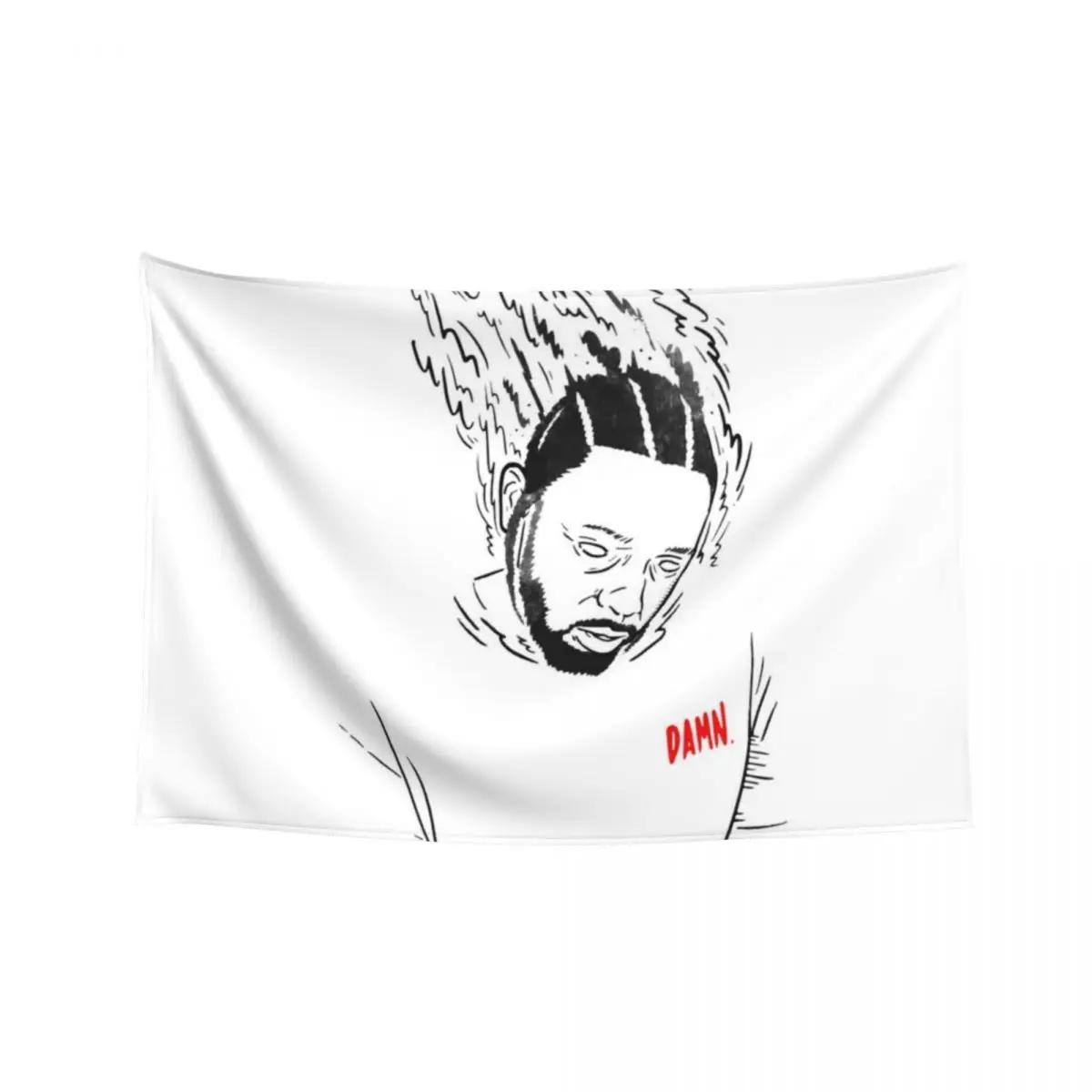 

Kung Fu Kenny - DAMN. Fire Art (HD) Tapestry Decoration For Rooms Bedrooms Decorations Room Decorations Tapestry