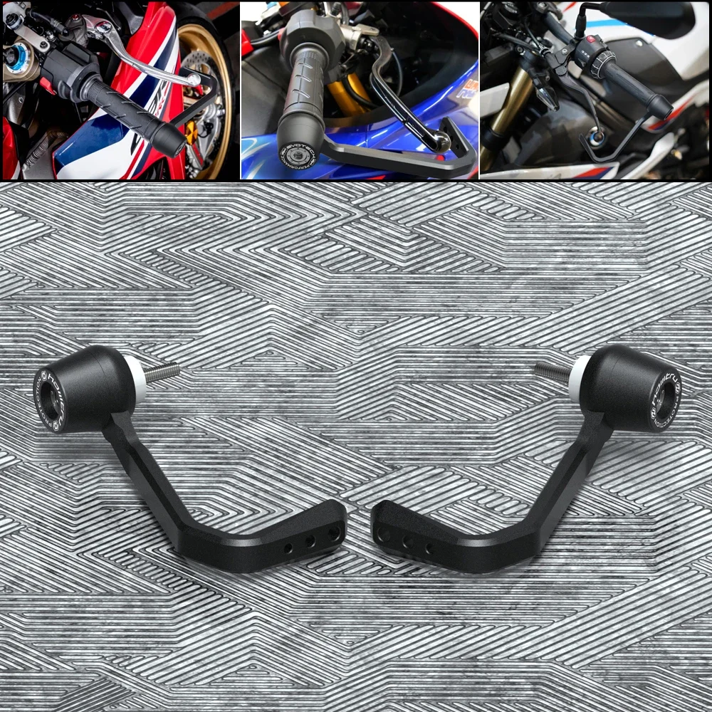 

Motorcycle Handlebar Grips Guard Brake Clutch Lever Anti-Fall Protector For Honda CB400X CB400F CBR400R 2021-2023