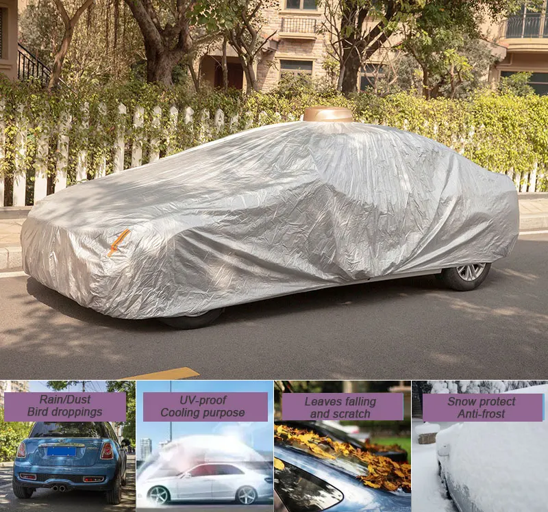 Drop Shipping Anti Mobile App Control  Dust Heat Separation Auto Car Tent  Coat Smart   Cover