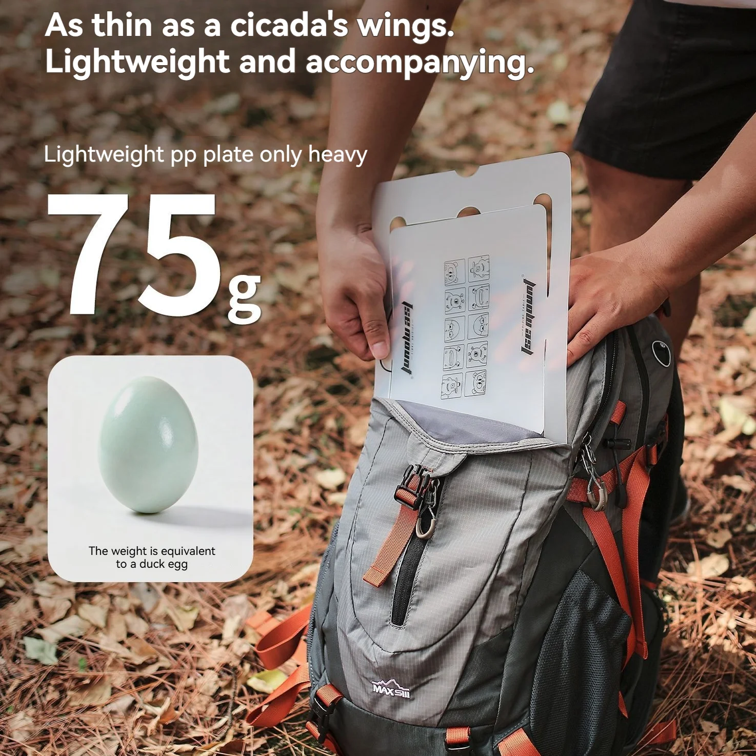 

Outdoor Ultra-light PP Board Folding Table For Camping High Temperature Resistant Small Dining Table Food Grade Cutting Board