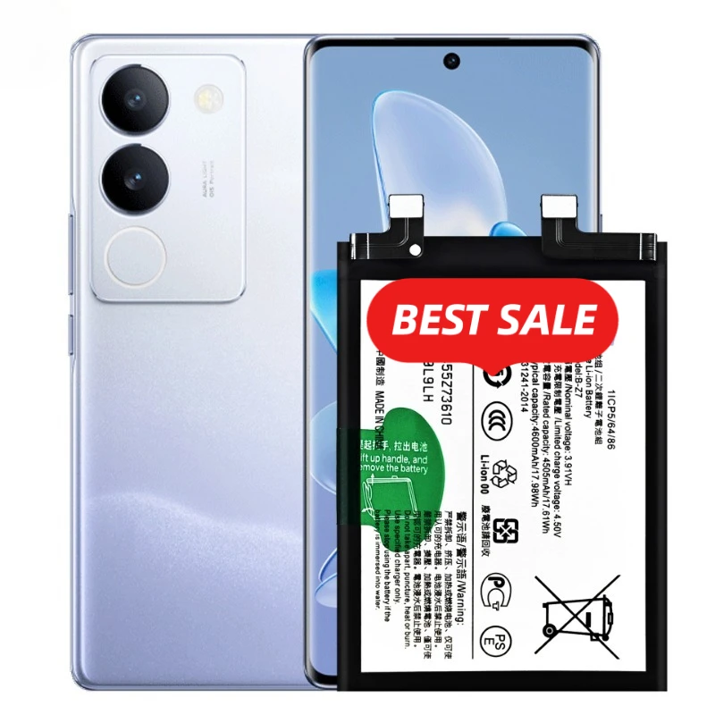 

B-Z7 for VIVO S17/V2283A Mobile Phone Battery 0 Cycle High Quality High Capacity Replacement Bateria Grade A Cell with Tool