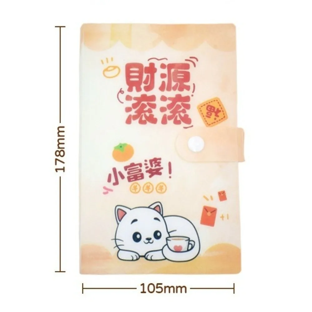 Save Money 100 Envelopes Money Saving Challenge PP Large Capacity Money Collection Book Waterproof Reusable