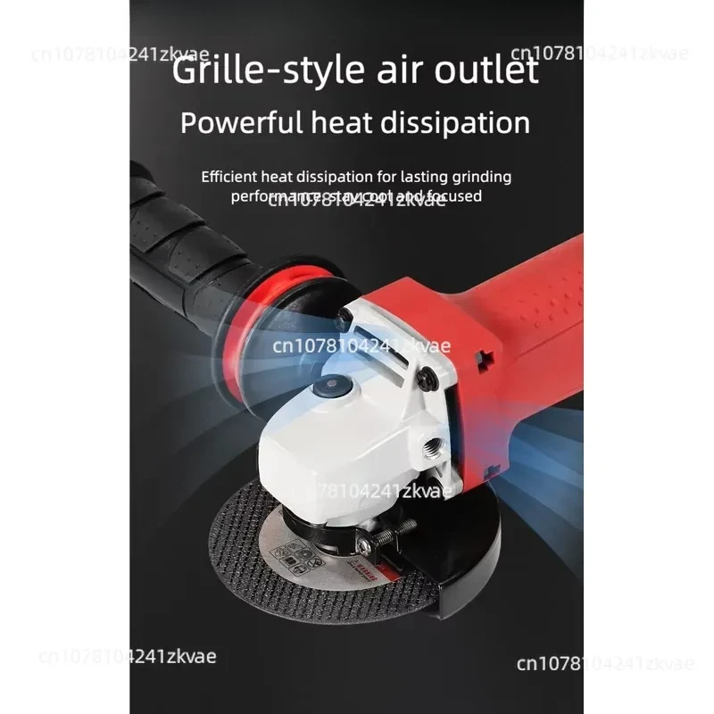 Lithium Battery Angle Grinder Cutting Machine Polishing Machine Electrician Speed Regulation Household Construction