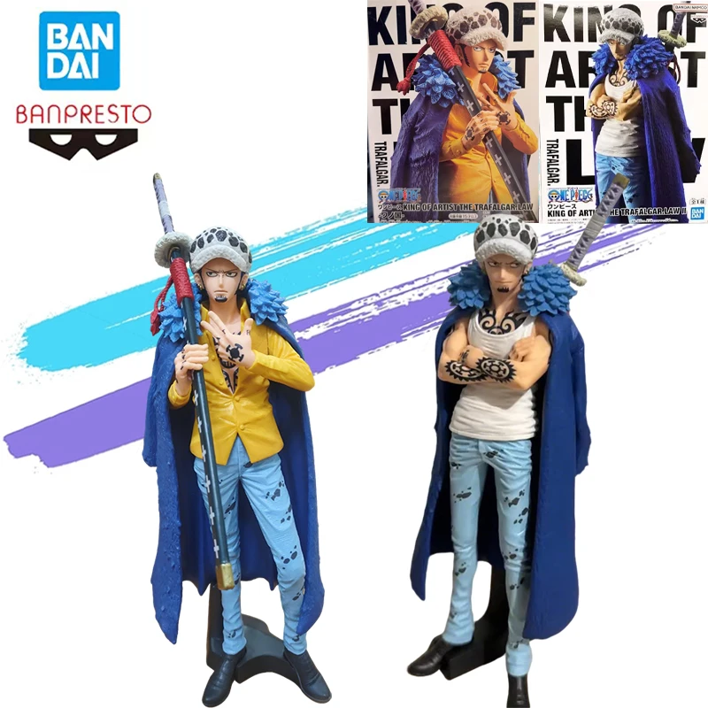 

В наличии Совершенно новый Bandai Banpresto ONE PIECE KING OF ARTIST TRAFALGAR LAW декоративная игрушка 23 см Реалистичная Коллекционная фигурка