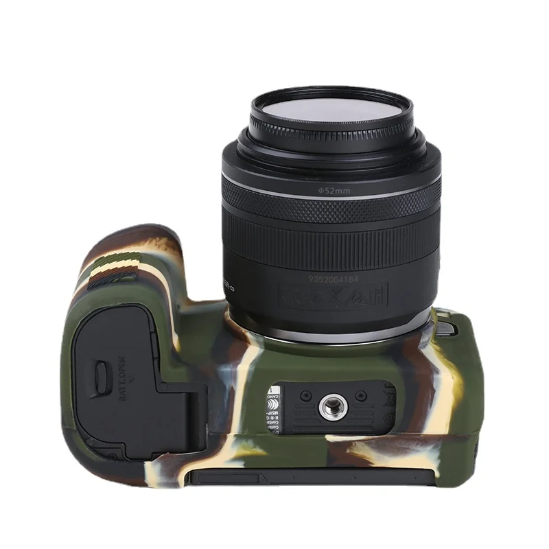 Silicone Armor Skin Case Body Cover Protector for Canon EOS R RP R6  EOSR5 R5 EOSR  EOSR6  Mirrorless Digital Camera