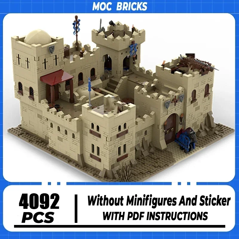 

Moc Building Bricks Black Falcon Desert Castle Modular Model Technology Block City Street View Blocks Toy DIY Assembly Gift