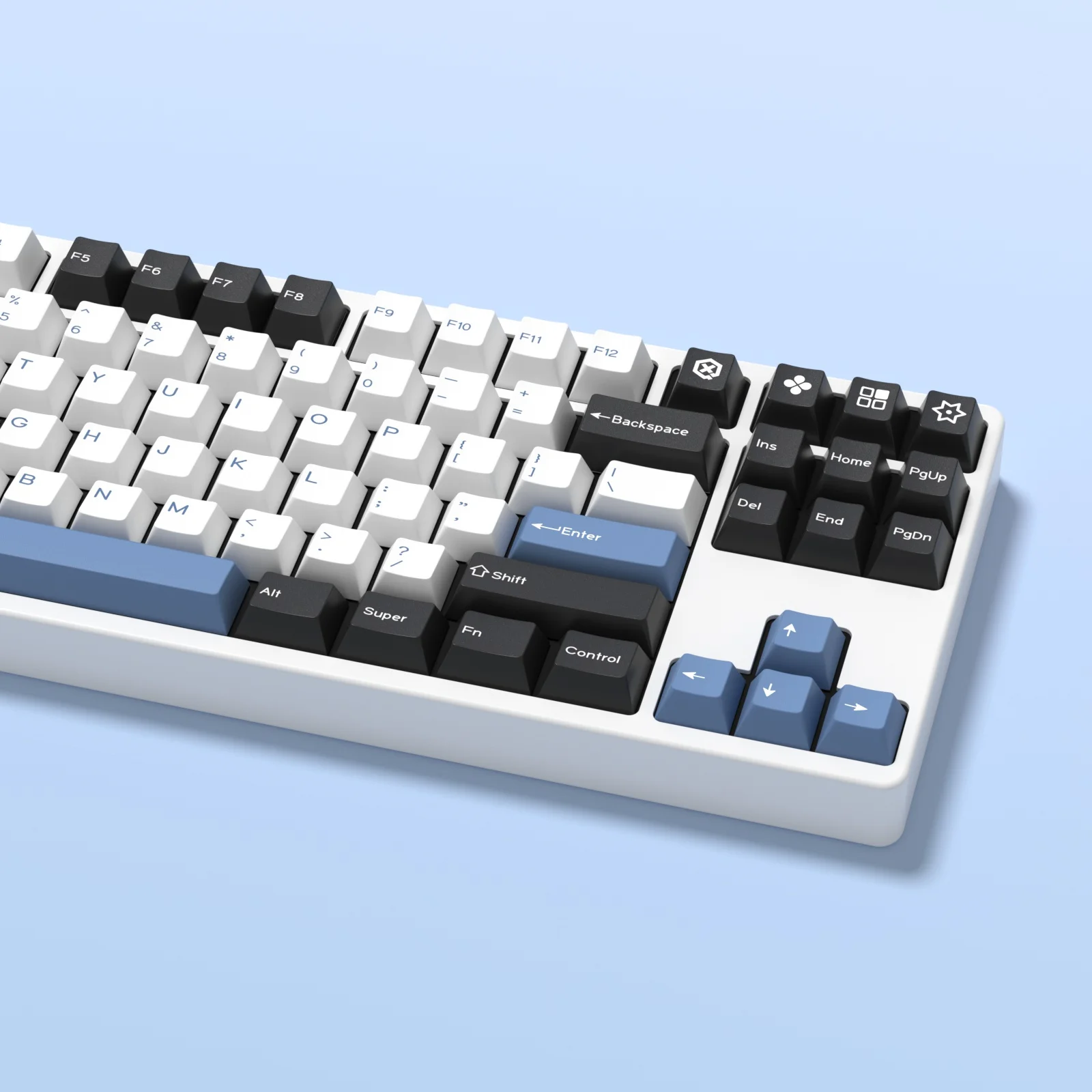 Imagem -06 - Kbdiy-double Shot Pbt Keycaps para Teclado Mecânico Perfil Cereja Gmk Arctic Keycap Iso 176 Teclas por Conjunto Gmk75 Gmk67 K50