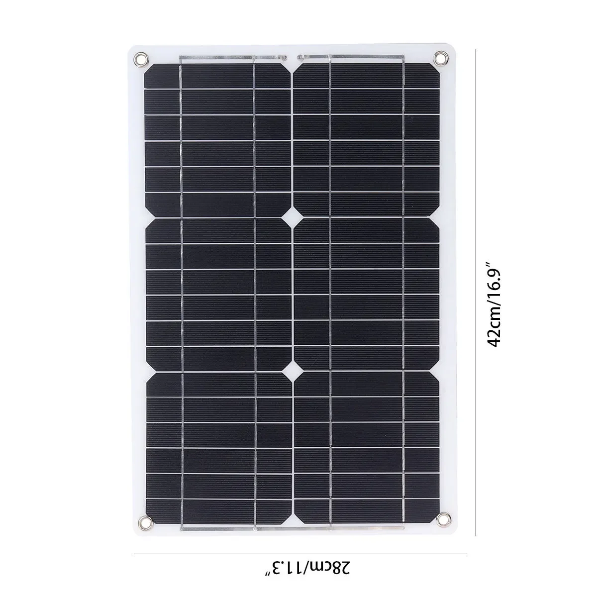 500W 12V Portable Solar Panel 18V Waterproof USB Port Solar Power Solar 5V Battery Charger Outdoor Camping Phone Power Bank