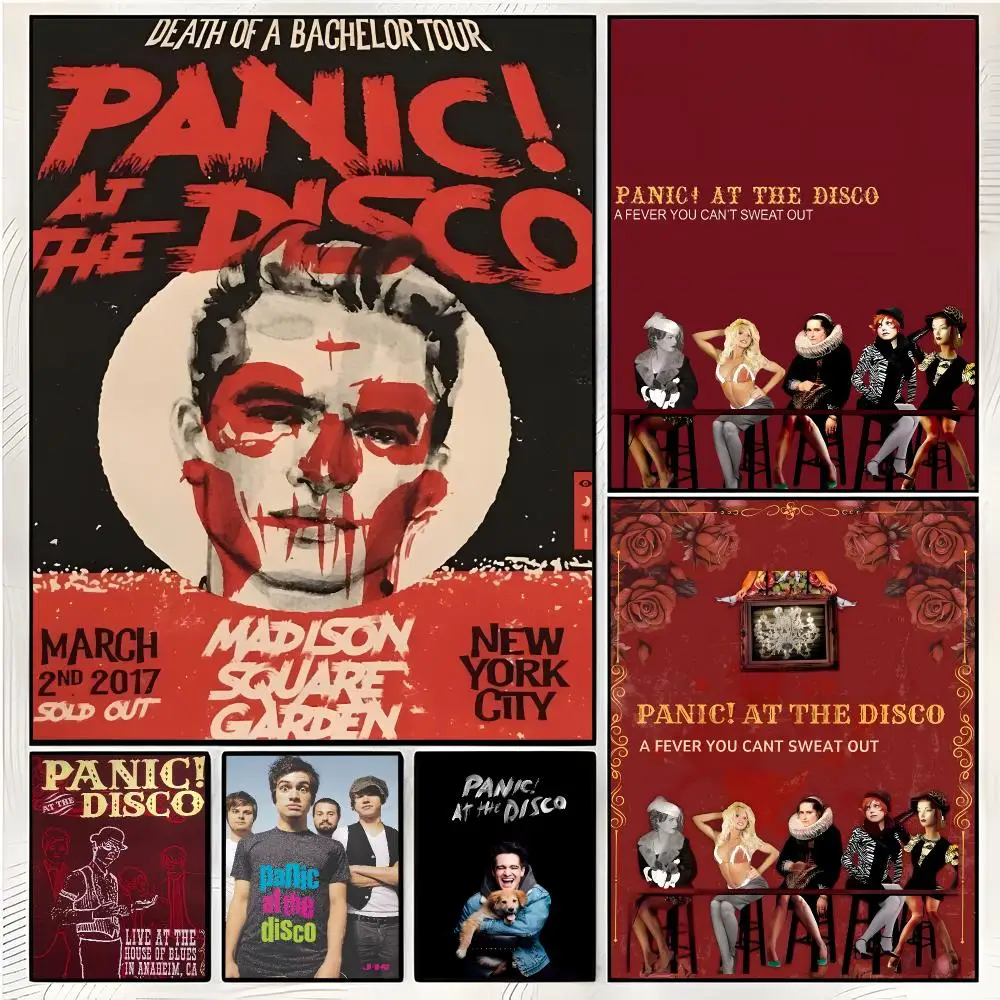 PopPunk Band P-panic! At The Disco Poster Superior Home Space  Indoor Decorative Art & Home Decor