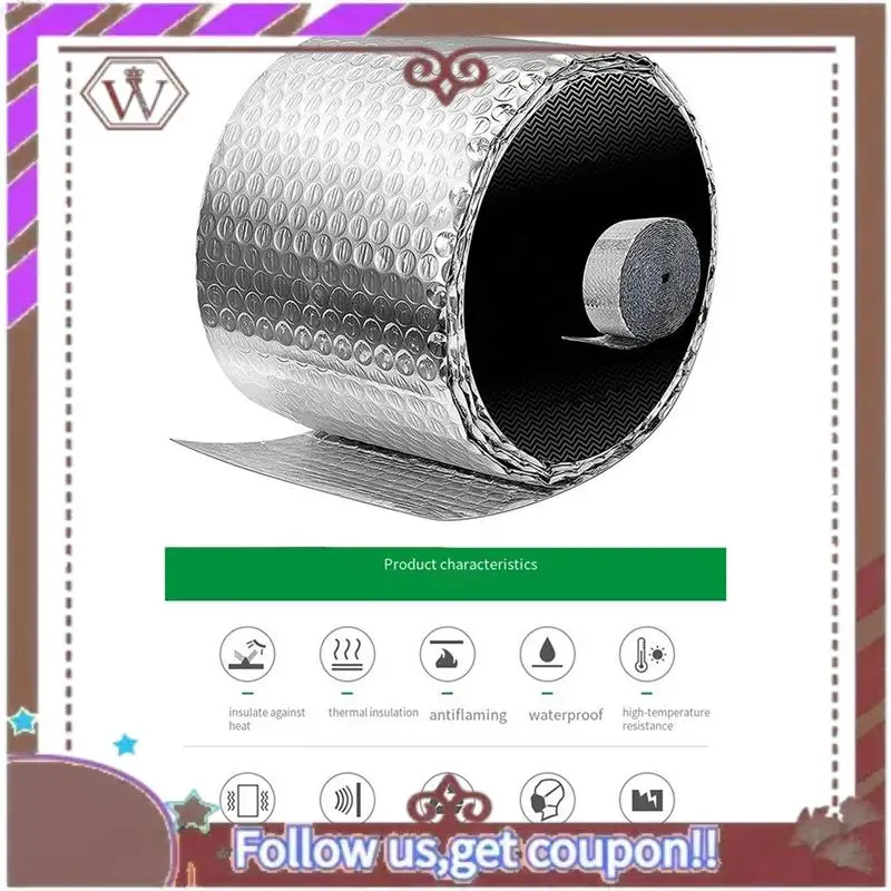 ABBG-1 rollo de película de burbujas de aislamiento de envoltura reflectante plateada para requisitos una barrera de vapor