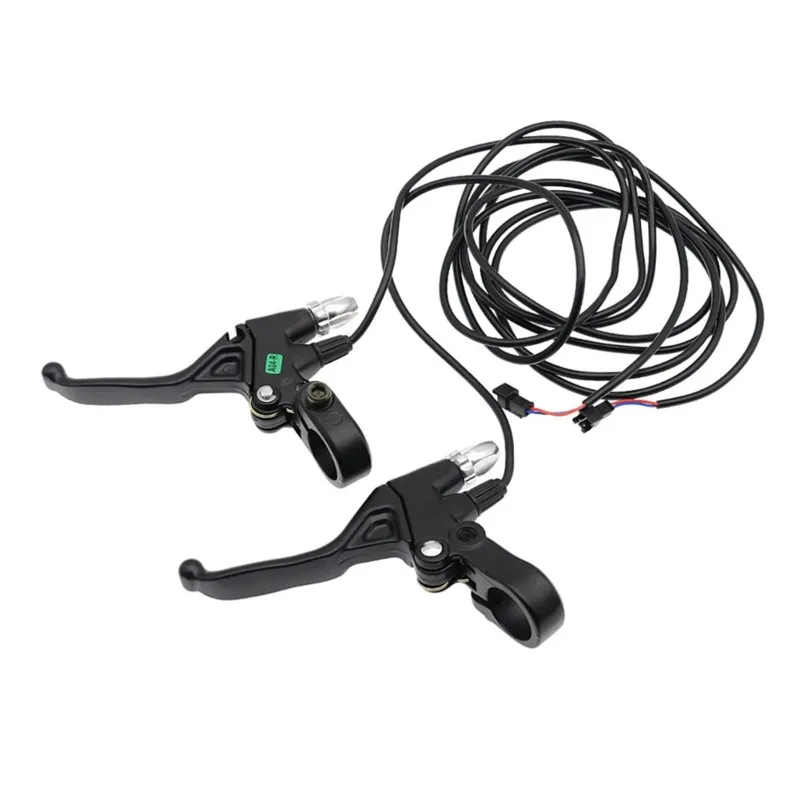 Superior-E-Scooter Replacement Brake Lever Set 1 Pair Electric Bicycle Aluminum Alloy Power Off Brake System With Cable Spare Ki