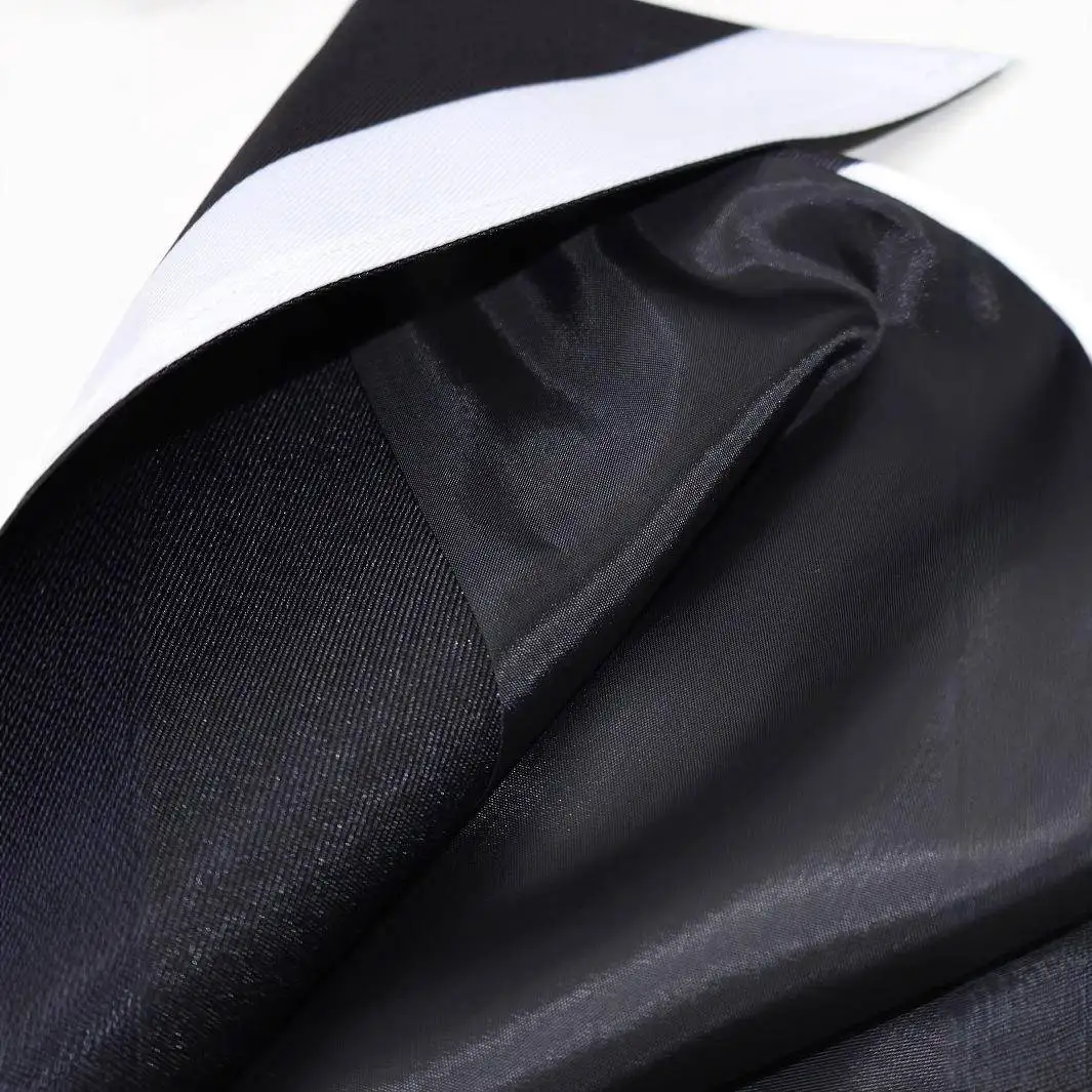 Herren Bla White Stripes Frack Anzug Kostüm Bühnenmantel Halloween Rollenspiel Classic Sle Formelle Kleidung