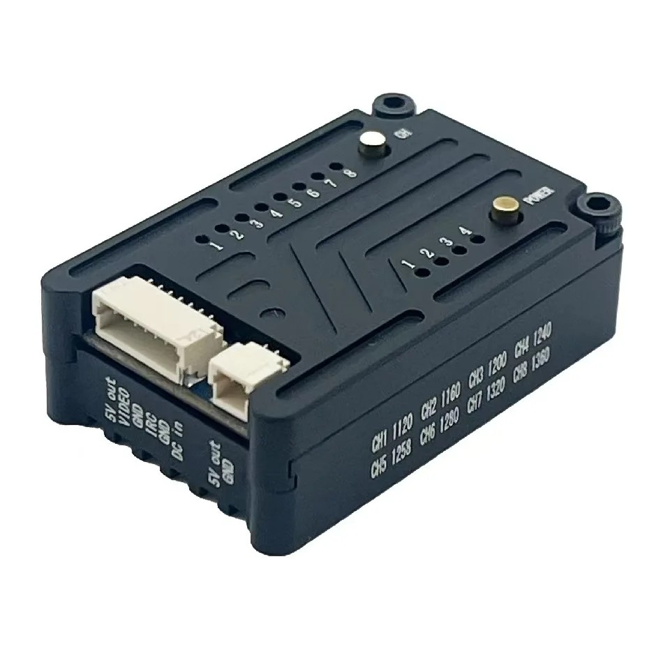 1.2GHz 1.3GHz 8CH VTX 25mW/200mW/2000mW Image/Video Transmitter Module with Antenna Suitable for FPV Drone Quadcopter RC Cars