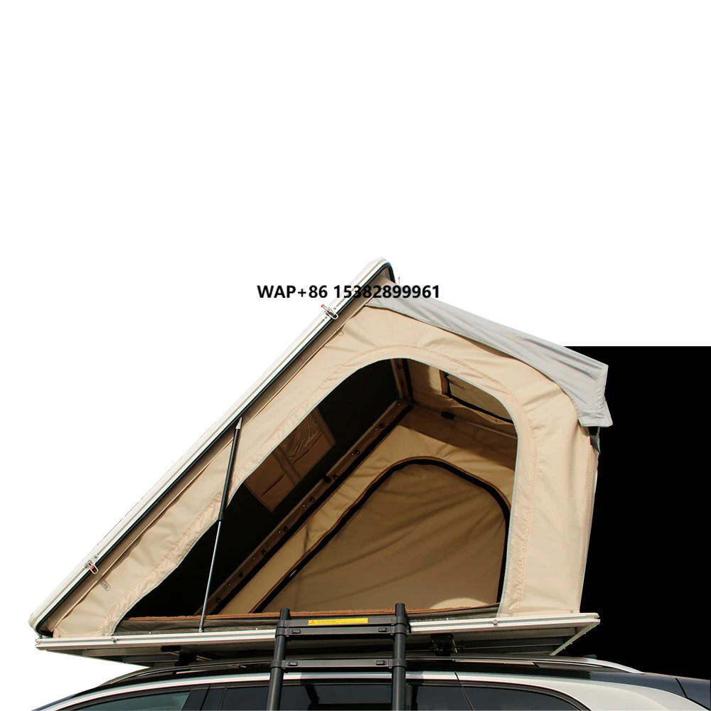 

Waterproof Foldable Aluminium Hard Shell Car Roof Top Tent Canvas Fabric