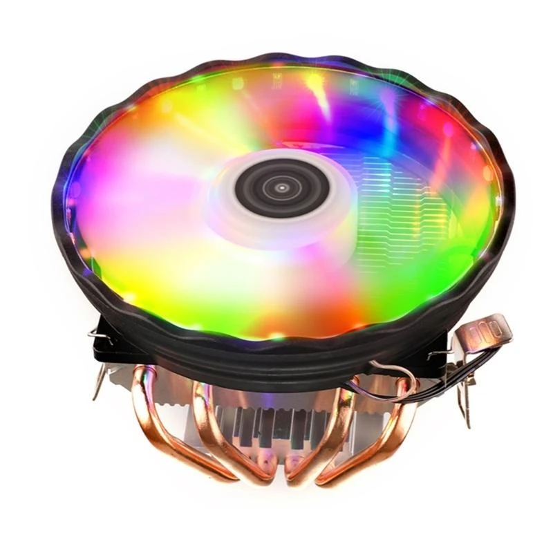 

A52B ЦП Охлаждающий вентилятор 2/4 Тепловая труба PWM 4PIN ПК Радиатор RGB Замена вентилятора