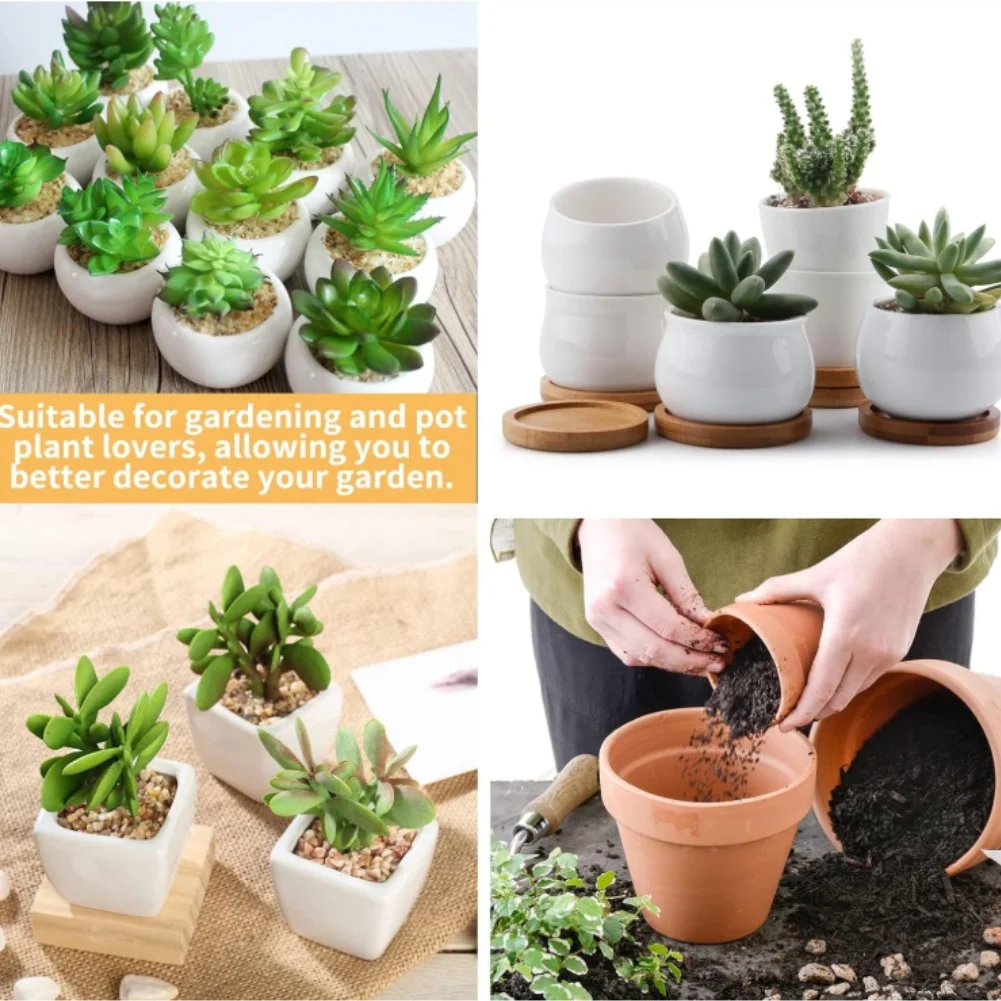 Plastic Drainage Mesh Pad for Pots Prevents Soil Spill Improves Airflow Black 4.5cm 7.5cm 10cm 12cm Pack of 80 or 100