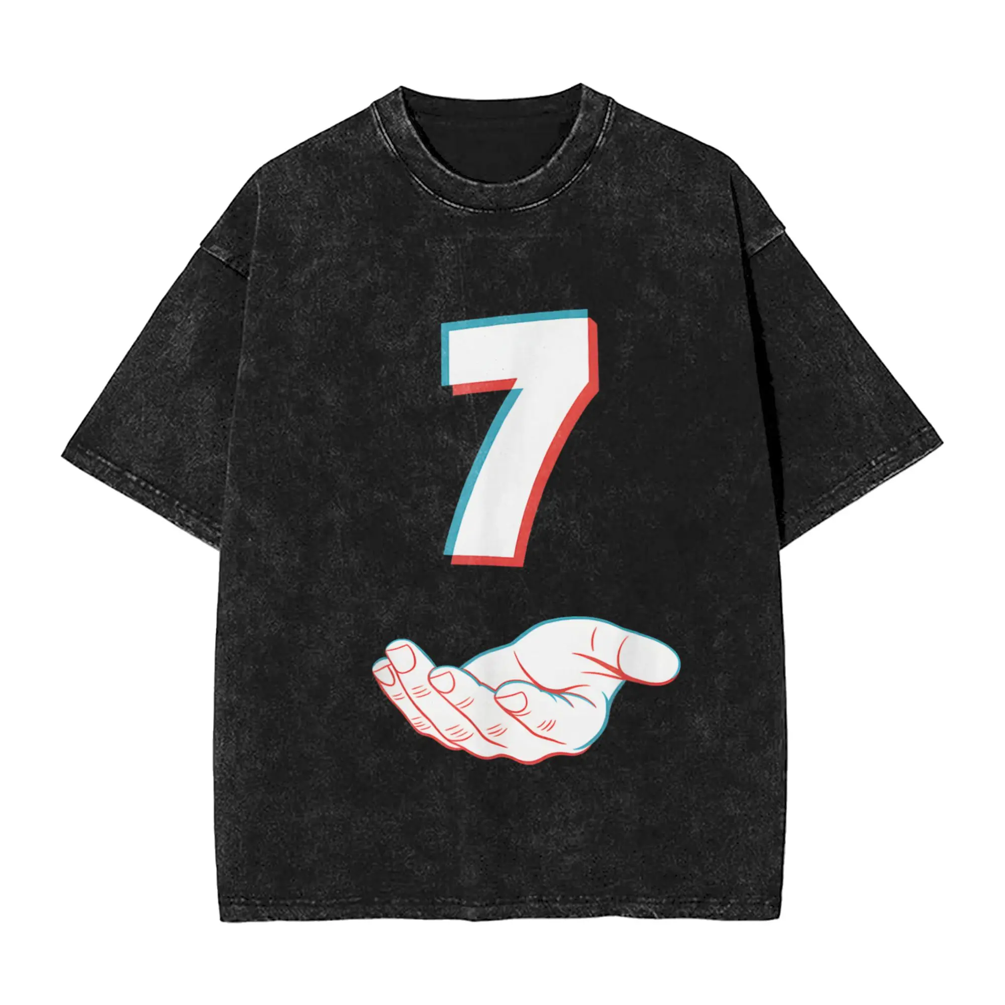 

Мужская хлопковая футболка оверсайз с эффектом потертости, с принтом «67 Six Seven Meme», модная, крутая, пляжная, повседневная, в эстетическом стиле