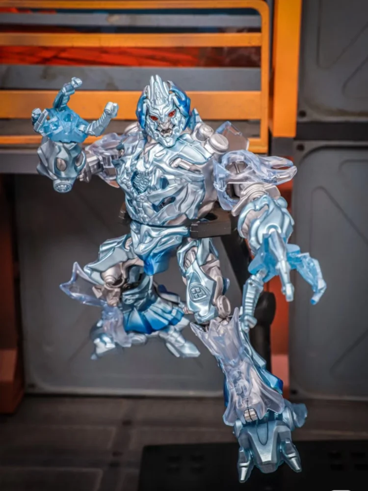 재고 있음 Blokees 변환 장난감 Op Ex Edition Frozen Megatron 액션 피규어 컬렉션 모델 장난감 선물