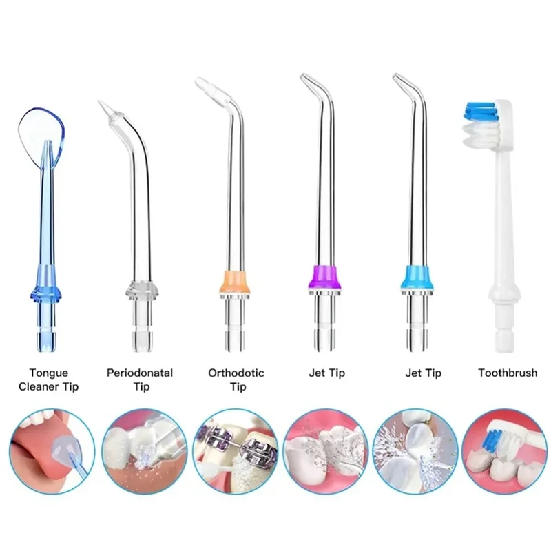 Floss Water Jet 5 Mode USB Rechargeable Oral Irrigator 300Ml Portable Flosser Irrigator  Cleaner