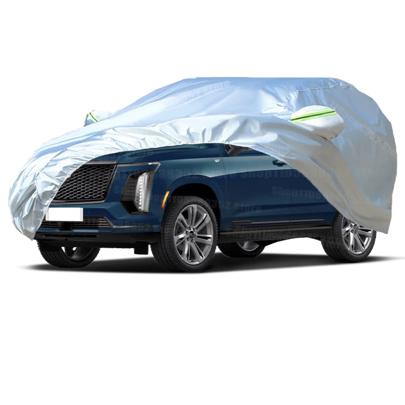 For Cadillac Escalade Car Cover Outdoor Protection Covers Snow Sunshade Waterproof Dustproof Exterior UV Car Accessories