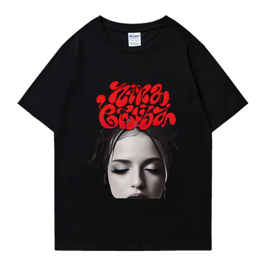 Nina Chuba Printing 2025 Tshirts Men's Woman Short Sleeve Cotton Round Neck T-shirt Soft High Quality Grunge Clothes Streetwear