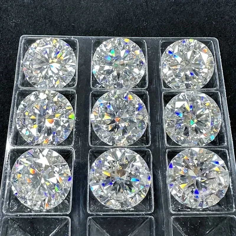 Wholesale 0.7mm-50ct Premium Loose Moissanite Stone Small Size 1CT Moissanite Diamond Stone GRA Factory Quality D Color VVS1 GRA