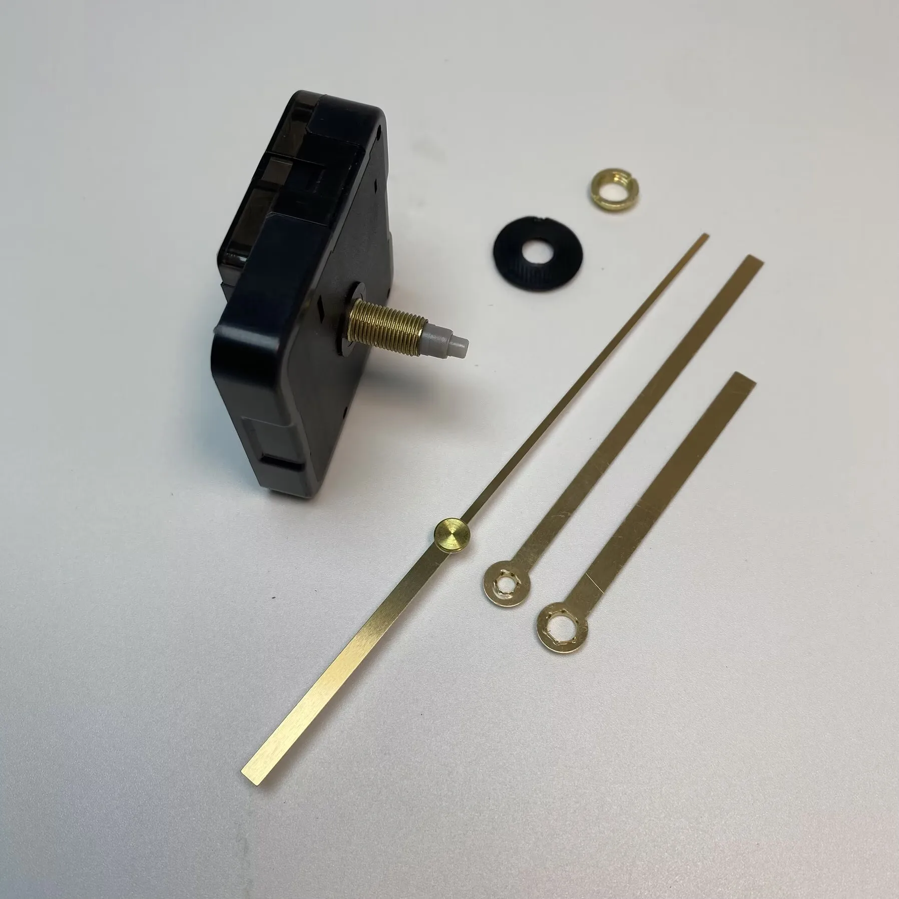 Sweep Silent Quartz Clock Movement 13mm Long Screw Mechanism Kit with Gold Hands for DIY Wall Clock Repair Replacement Partsment