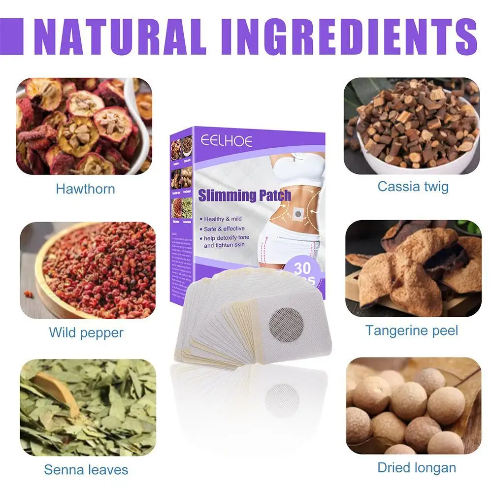 30 قطعة ليلية - موقد الدهون لإنقاص الوزن - يدعم حركات الأمعاء وتنظيف وإزالة السموم، ومناسب للحمية الصحية اليومية #4