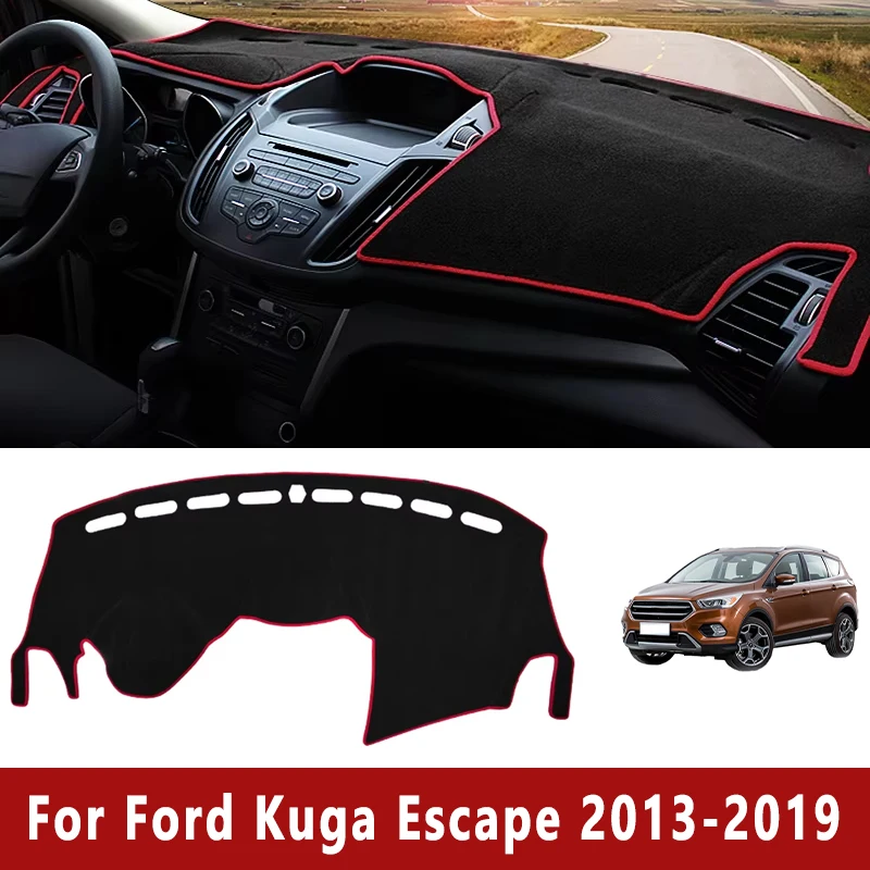 

Car Dashboard Mat Dash Covers Sun Shade Non-slip Pad Accessories For Ford Kuga 2 MK2 Escape 2013 2014 2015 2016 2017 2018 2019