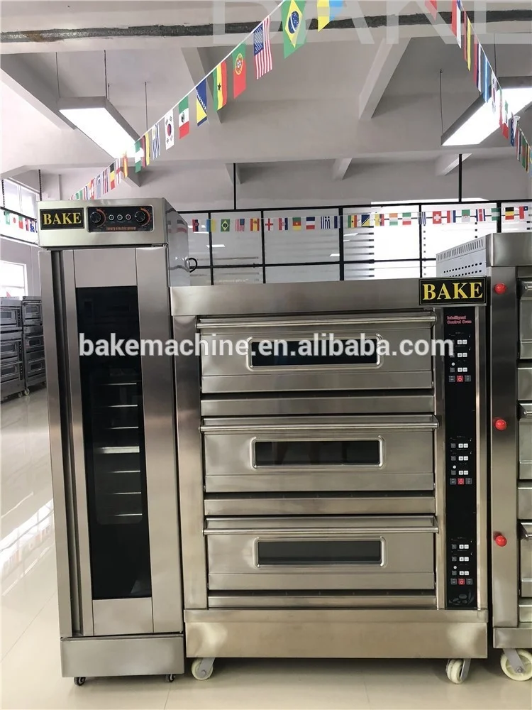Commercial Baking Equipment Gas Double Layer Deck Oven for Pizza Bread Making Machine