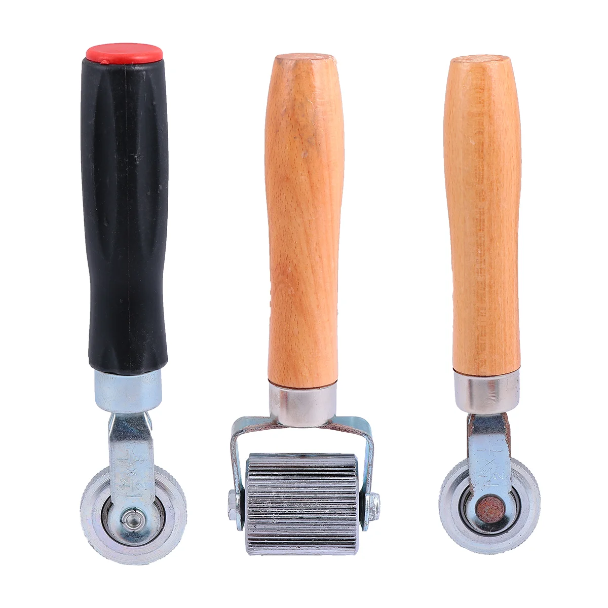 

3 Pcs Pressure Wheel Patch Seal Roller Automobile Tire Repair Hand Tool Car Adhesion Universal Filling Compacting Wooden