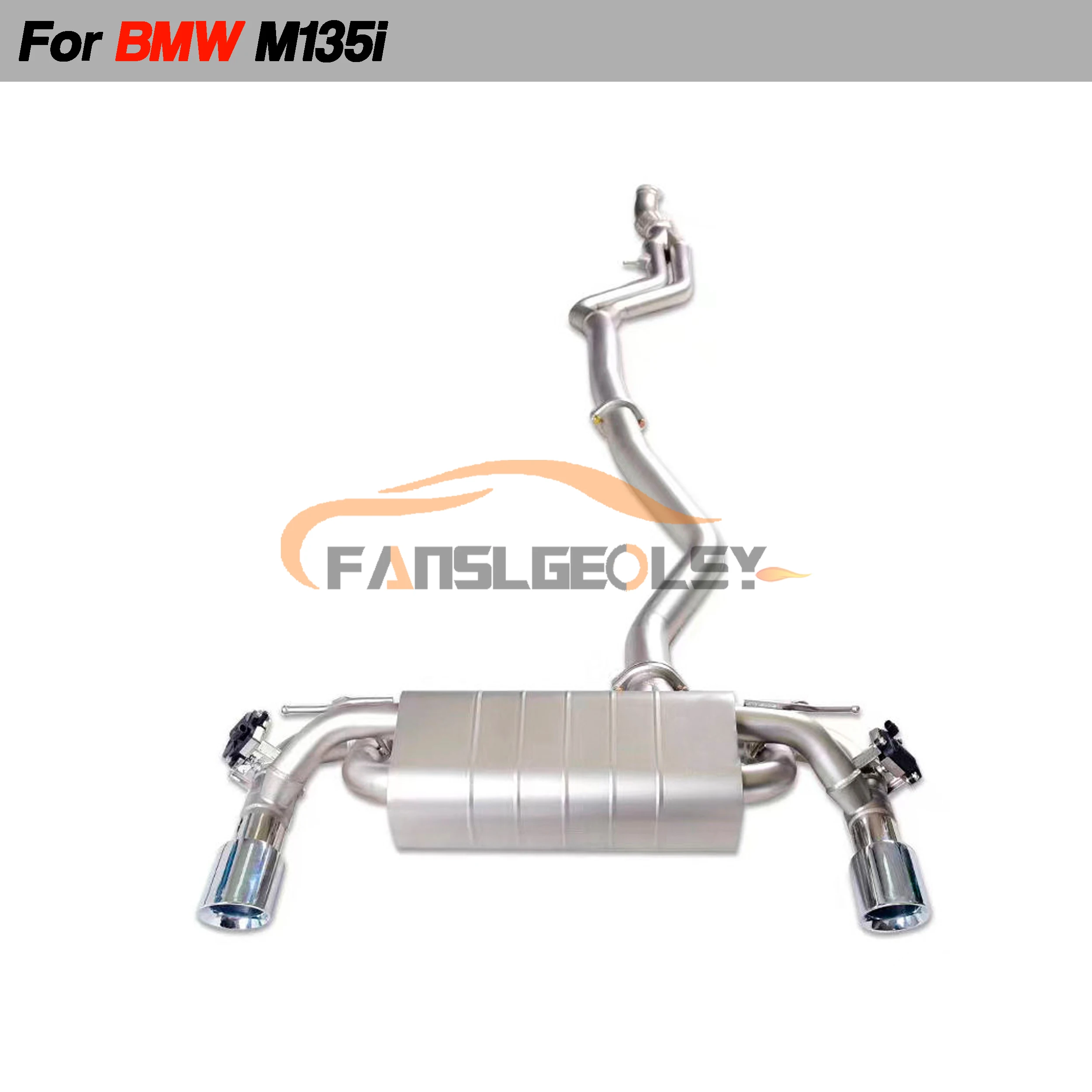 For BMW M235i f22 Steel Catback Performance Exhaust System Valve With Muffler Pipes Tuning exhaust assembly