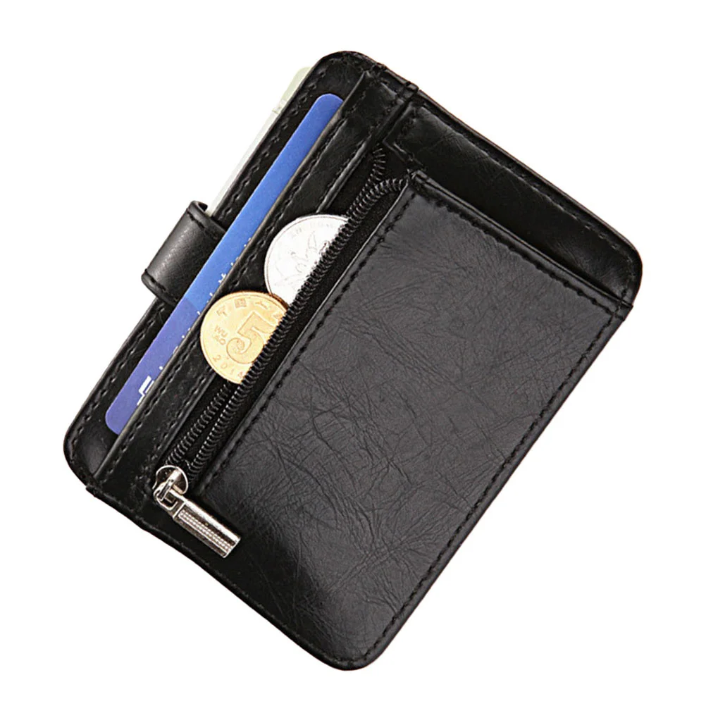 

Pu For Fold Fold Purse Clutch Card Holder Coin Purse Small Wallet For Daily Office Party Use Men Fashion Wallet