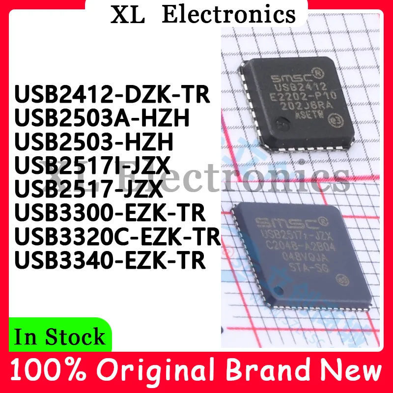 usb2412-dzk-tr-usb2503a-hzh-usb2503-hzh-usb2517i-jzx-usb2517-jzx-usb3300-ezk-tr-usb3320c-ezk-tr-usb3340-ezk-tr-Новый-оригинальный