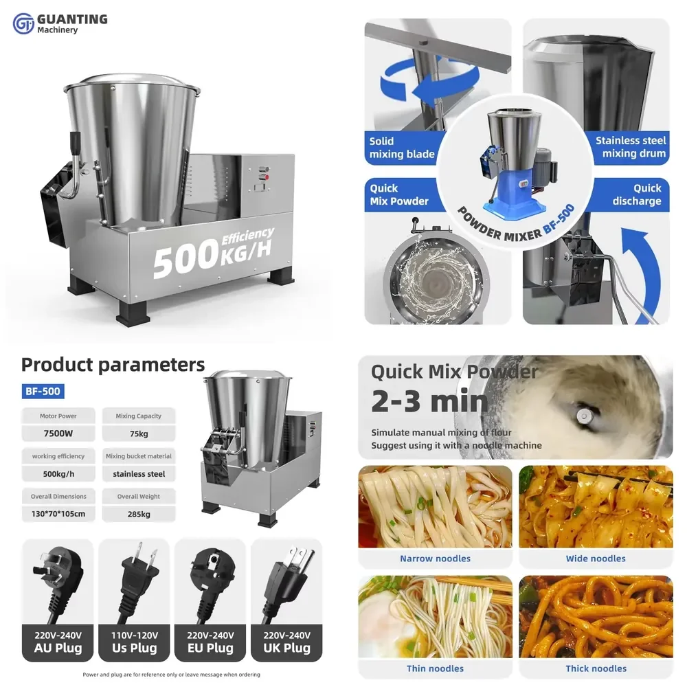 

Factory Outlet Automatic Dough Mixer Machine New Commercial Technology for Wheat and Milk Wholesale Price