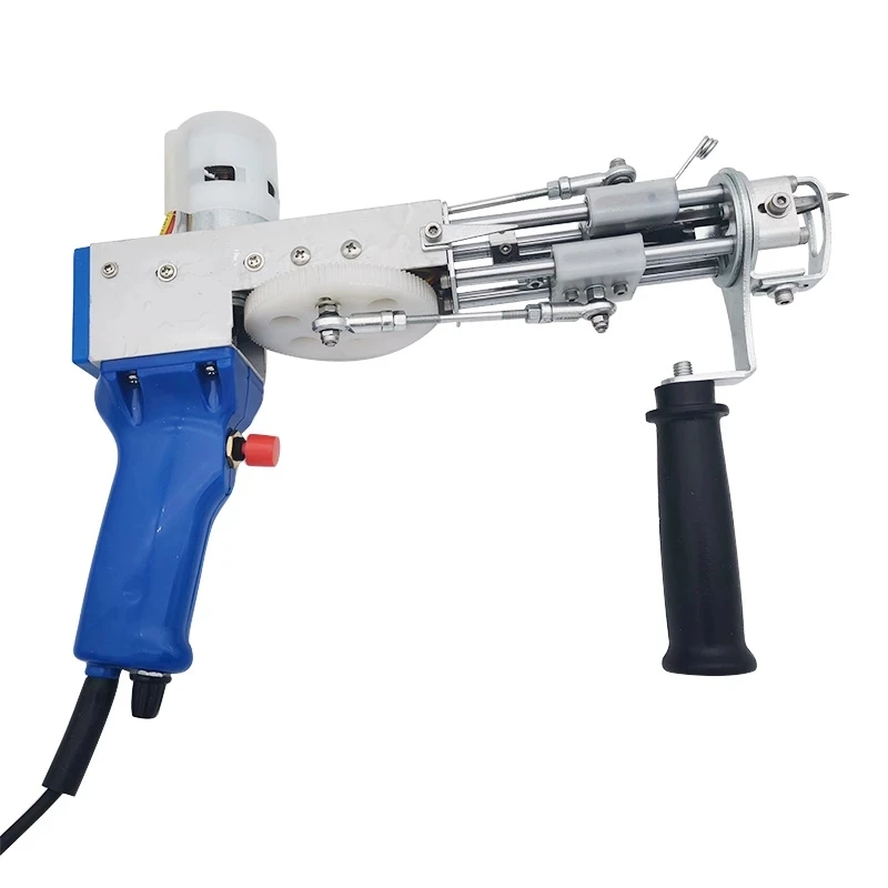 Pistola per trapuntatura elettrica per tappeti 2 in 1 può fare pile ad anello e tagliare le macchine per floccaggio per tessitura di tappeti Utensili manuali fai da te AC 110 V-240 V