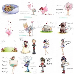 clear silicone stamps for YORKIE RUBBER DIY scrapbooking craft supplies photo album card making