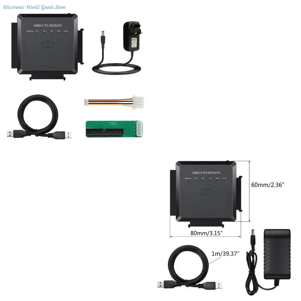 A3PD USB to IDE ATA Data Adapter Cable 3 in 1 for PC Laptop 2.5